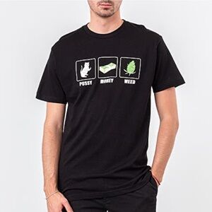 T-SHIRT RIPNDIP PU$$Y MONEY WEED TEE Medium